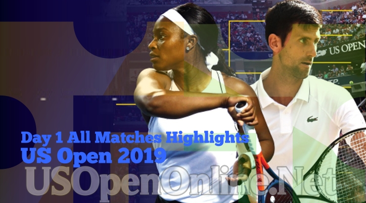 US Open Tennis 2019 Day 1 Complete Match Highlights