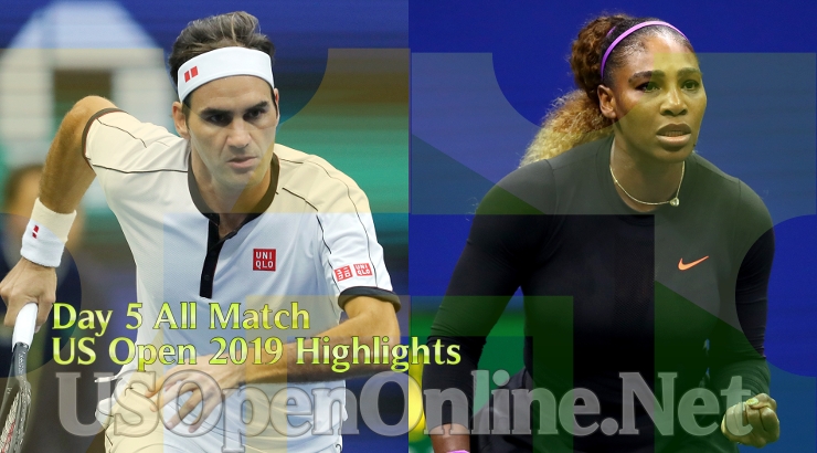 US Open Tennis 2019 Day 5 Complete Match Highlights Video