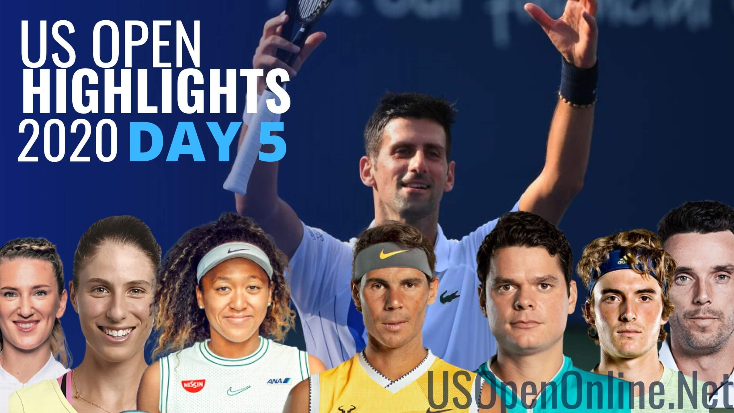 US Open Tennis 2020 Day 5 Complete Match Highlights