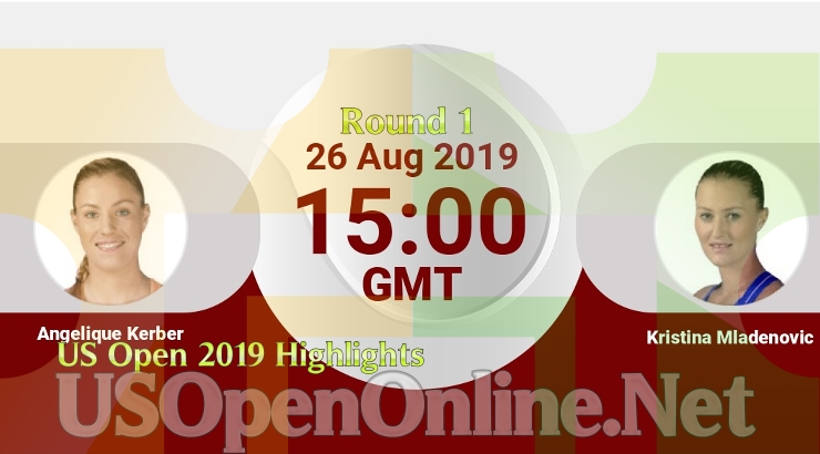 Round 1 Mladenovic vs Angelique US Open 2019 Highlights