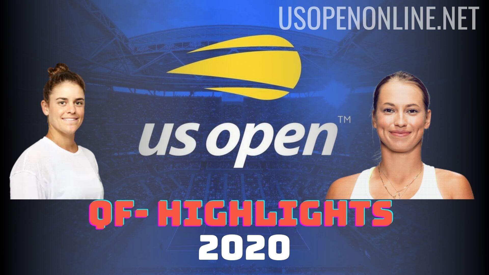 Brady Vs Putintseva QF Highlights US Open 2020