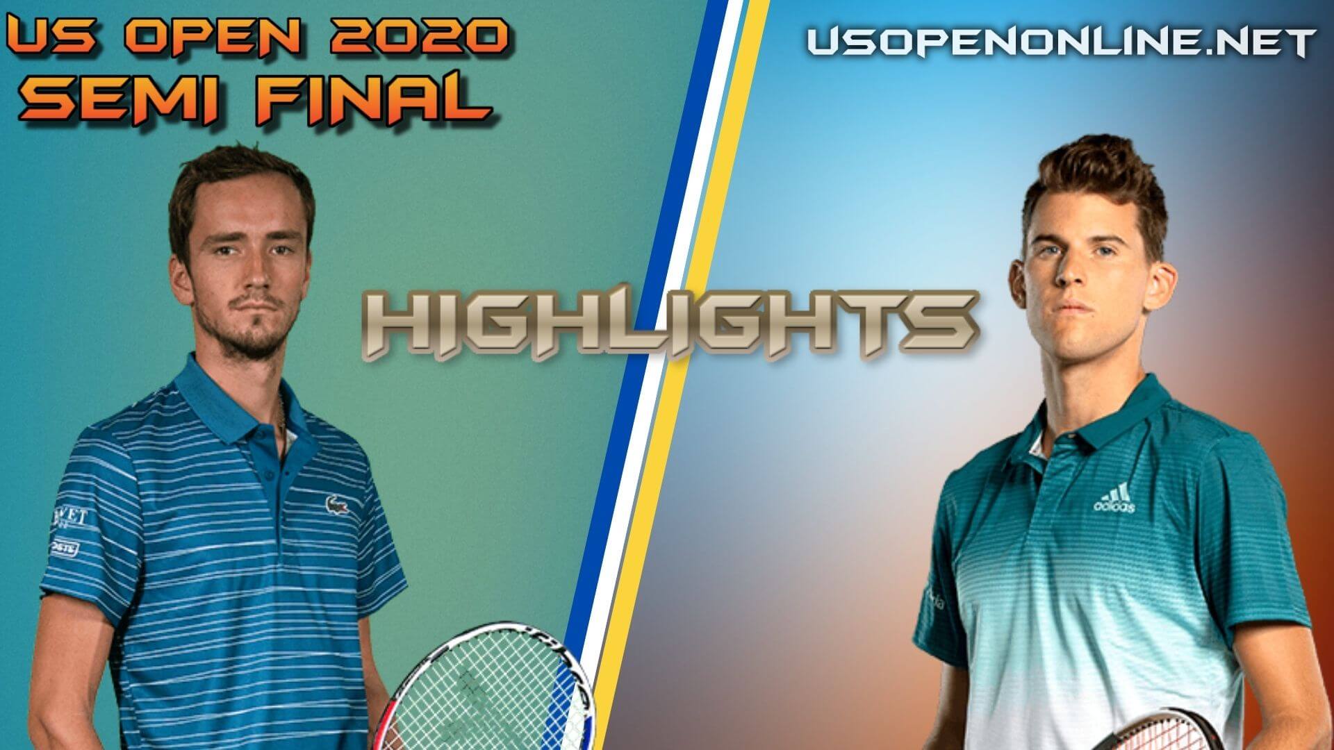 Medvedev Vs Thiem Semi Final Highlights US Open 2020